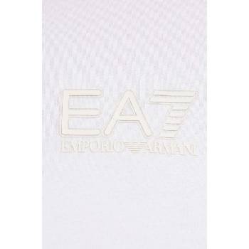 EA7 Emporio Armani Тениска с яка EA7 Emporio Armani в бяло с принт PJVQZ. 6DPF16 (PJVQZ.6DPF16.1100)