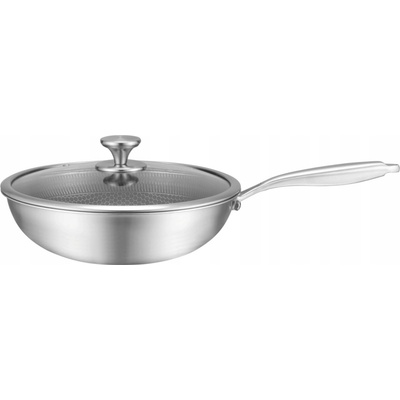 Wok Edenberg HLUBOKÁ PÁNEV WOK S POKLICÍ 30cm 5.2L 30 cm