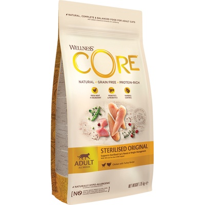 Wellness Core Adult Original Sterilised morka a kura 1,75 kg