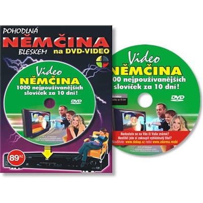 Němčina 1000 slov za 10 dní DVD