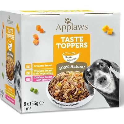 Applaws Dog Taste Toppers Бульон Селекция 8 x 156 г