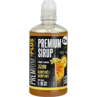Cukrstop Sirup Premium PLUS 485 ml zázvor/bezový květ