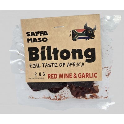 Saffa Maso Biltong Red Wine & Garlic 20 g