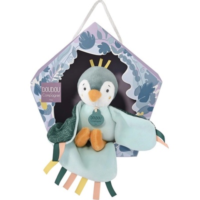 Doudou et Compagnie Paris Doudou darčeková sada hudobná vták zelený 23 cm