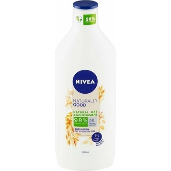 Nivea Naturally Good telové mlieko s ovsom 350 ml