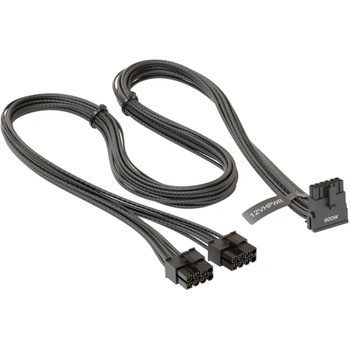 Seasonic Modding Cable 600W Black 90 Degree - PCIe 5.0 12VHPWR (SS-2x8P-90-12V-2x6-600-BK)