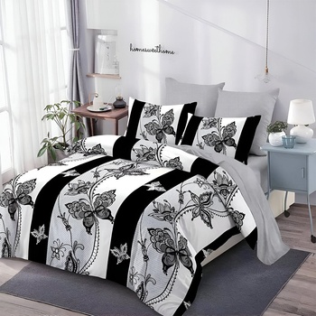 EmonaMall Двулицево спално бельо EmonaMall, 6 части - Модел S17867 (S17867-10000d-C-801)