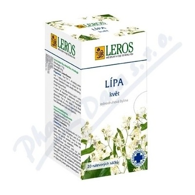 LEROS Lípa květ Lipový čaj vrecká 20 x 1,5 g