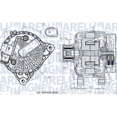 MAGNETI MARELLI generátor 063731545910