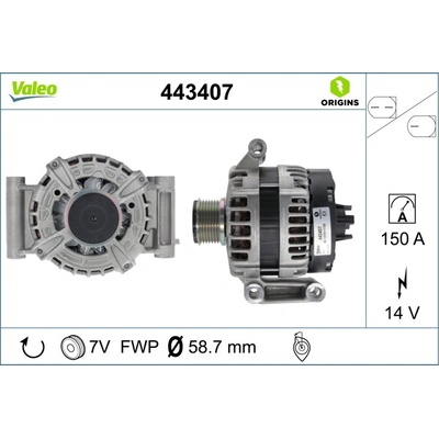generátor VALEO 443407