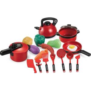 Raya Toys Детска играчка Raya Toys - Кухненски комплект, 18 части (506121561) - baby