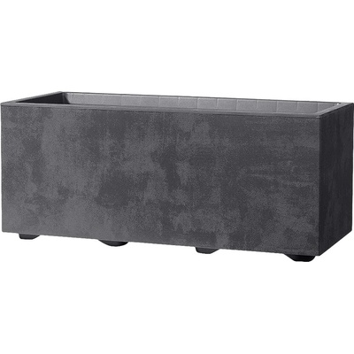 Deroma Millennium Samozavlažovací truhlík Casseta plast antracit 59 x 25 x 25 cm 9H924SZ