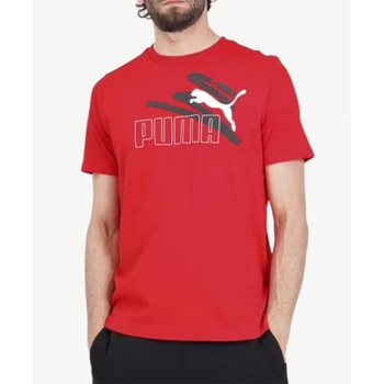 PUMA Essentials+ Logo Lab Summer Tee Red M