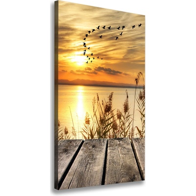 Vertikálny foto obraz na plátne Západ slnka 50x100 cm