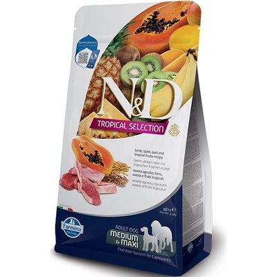 N&D Adult M&M Dog Tropical Selection Lamb 10 kg