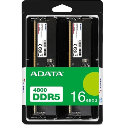Adata DDR5 32GB 4800MHz CL40 AD5U480016G-DT