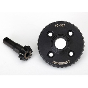 Traxxas Пиньон и корона за диференциал TRX4 Traxxas Crawler Ring gear, differential/ pinion gear, differential (underdrive, machined) TRX8288 (TRX8288)