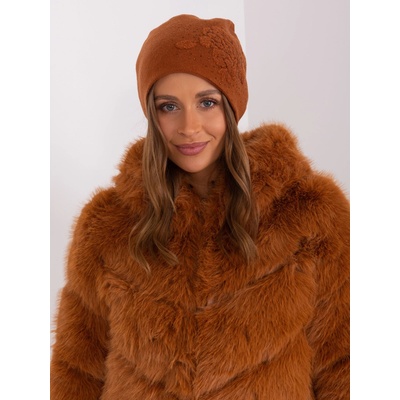 Wool Fashion Italia Čepice-AT-CZ-23250.61P Béžová světle
