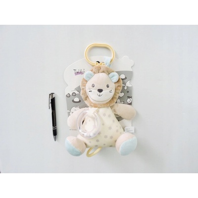 Teddies Lev natahovací hrací strojek a chrastítko