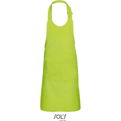 SOL's Collection Zástěra Gala Kids s laclem dětská COT-25059909399 Zelené jablko