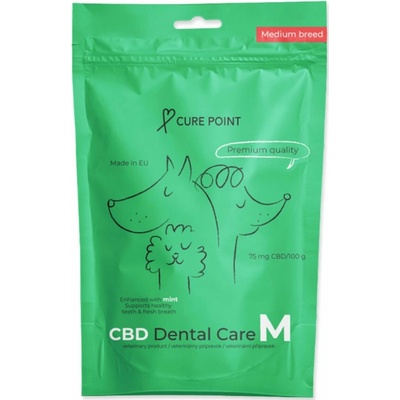 Curepoint CBD pamlsek Dental Care M 100 g