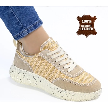 Обувки естествена кожа HX-7202 Beige