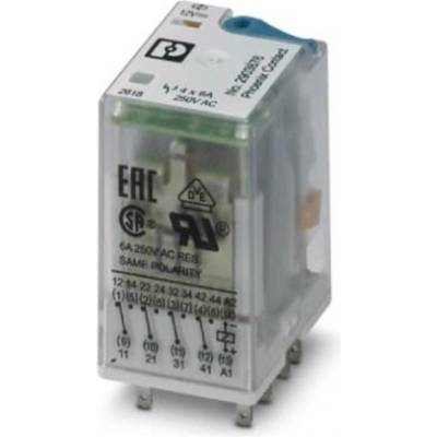 Phoenix Contact REL-IR4/LDP- 12DC/4X21, 2903676 relé, 250 V DC/AC, 6 A, 10 ks