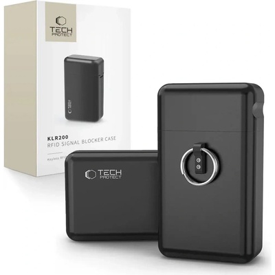 Tech-Protect KLR200 метален калъф за ключове за кола RFID блокиране - черен (5906302377008)