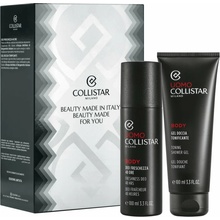 Collistar Freshness Uomo Deo 48H osviežujúci deospray pre mužov 100 ml + Collistar Uomo Toning Shower Gel 100 ml kozmetická sada