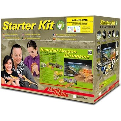 Lucky Reptile Starter Kit Bearded Dragon 80 x 40 x 52 cm bílé