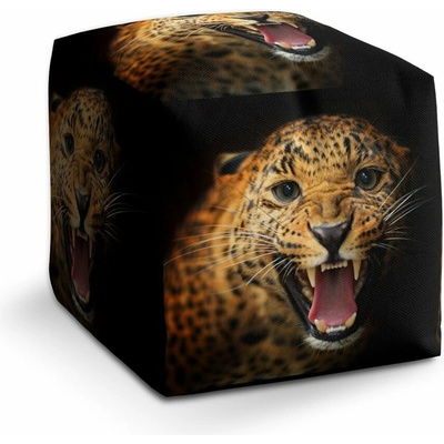 Sablio Taburet Cube Gepard 2: 40x40x40 cm