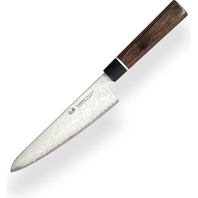 Suncraft Black Damascus nôž Santoku VG-10 14,3 cm