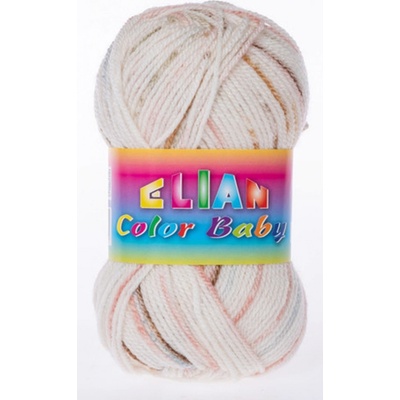 Pletací příze Elian Color Baby 334 - hnědá