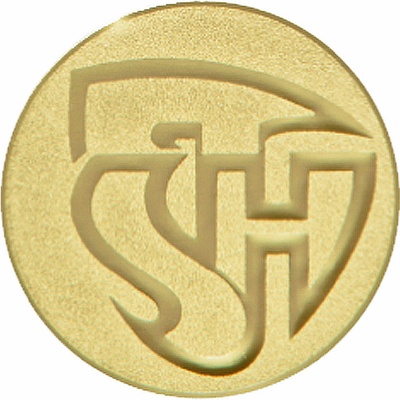 Emblém SDH, prům.50 mm, zlato