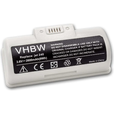 VHBW Батерия за iRobot Braava Jet 240, 2600 mAh (800115512)