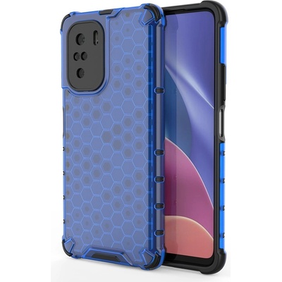 HQWear Калъф Honeycomb Case armor за Xiaomi Redmi K40 Pro+ / K40 Pro / K40 / Poco F3, син (9111201932104)