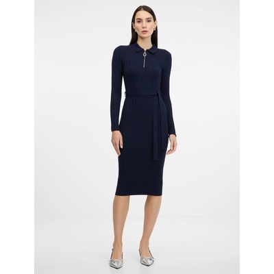 orsay Тъмносиня дамска миди рокля ORSAY Orsay | Sin | ЖЕНИ | XS