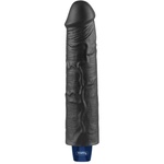 Lovetoy Пенис вибратор - Кибер Кожа "real long black" 21 см