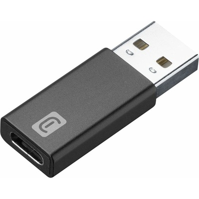 Cellularline Адаптер Cellularline USBC2ACARADAPTERK, от USB-A(м) към USB-C(ж), черен (USBC2ACARADAPTERK)