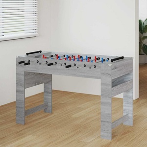 vidaXL Маса за фуутбол Сиво Сонома 125 x 60, 5 x 80 см (858889)