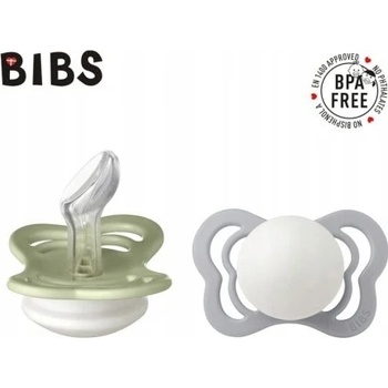Bibs silikon ortodonické 2 ks Couture noční Sage Cloud