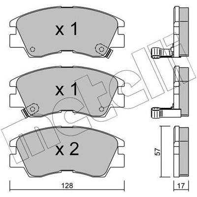 KLOCKI HAM.MITSUBISHI L300 86-99 CZUJ