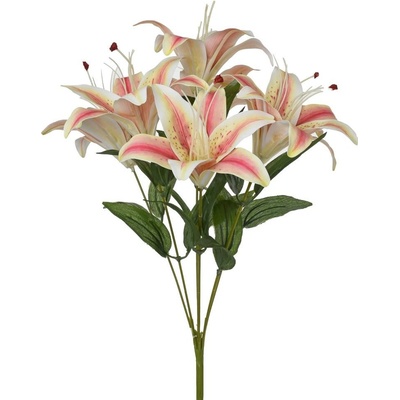 KYTICA ĽALIA x7 ŽLTO-ČERVENÁ 45CM