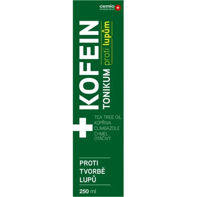 Cemio KOFEIN tonikum proti lupům 250 ml – Zbozi.Blesk.cz