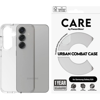 Panzer Калъф CARE - Urban Combat, Galaxy S25, прозрачен (5715685016899)