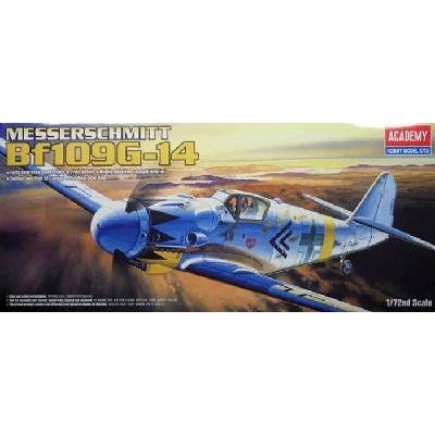 Academy Model Kit lietadlo 12454 MESSERSCHMITT BF109G-14 1:72