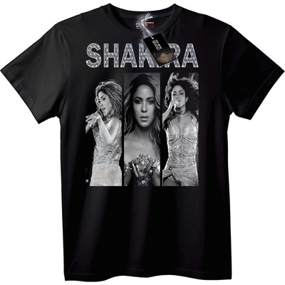 NOONEBRAND Тениска Shakira Искрящ - 2XL, White