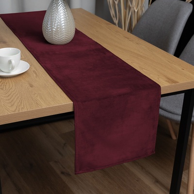 Biante Zamatový behúň Velvet Prémium SVP-010 Tmavo vínový 35x120 cm