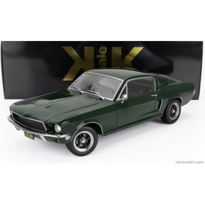 Kk-scale Ford usa Mustang Gt Fastback Coupe 1968 Zelená 1:12
