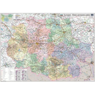 Mapmedia Карта на Южен централен район